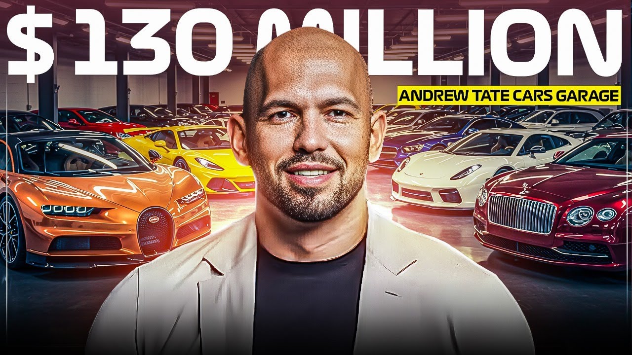 Andrew Tate Shows Off Insane $130 Million Car Collection ( Full Garage ...