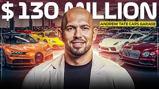 Andrew Tate Shows Off Insane $130 Million Car Collection ( Full Garage Tour)