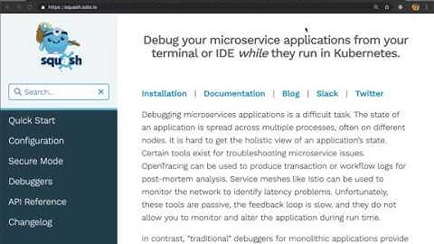 Squash and Loop microservice debugging tutorial