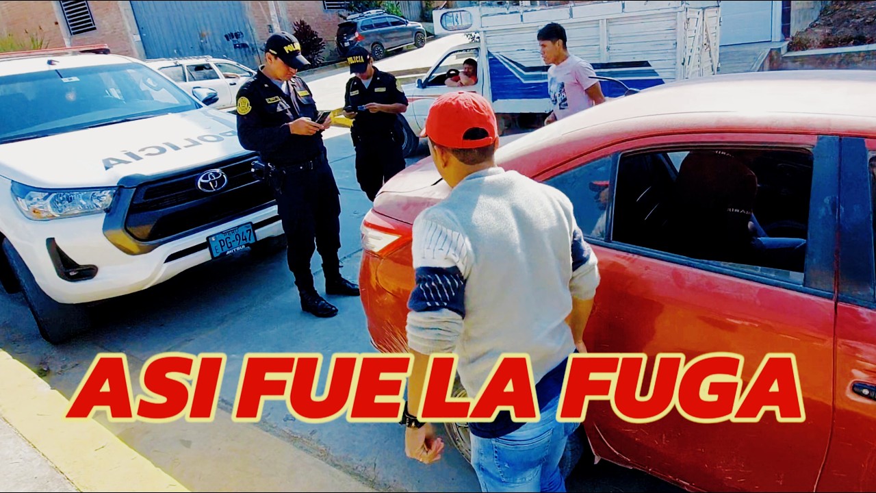 Esto hizo un sujeto para evadir su CAPTURA / Policía en Acción