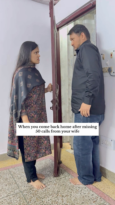 Wifes reaction on husband #shorts #youtubeshorts #viral #funny