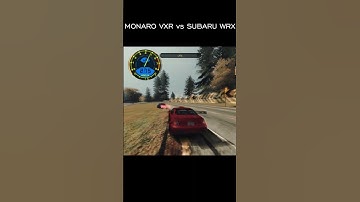 Monaro VXR vs Subaru WRX Impreza short battle  #nfsmostwanted#subaruimprezawrx #monaro #shorts