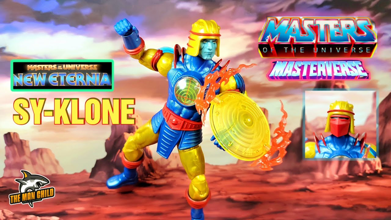 Masters Of The Universe Masterverse Sy-Klone – Action Figure Deluxe New Eternia 17,8 Cm Con 30 Punti Articolazione, HYC55