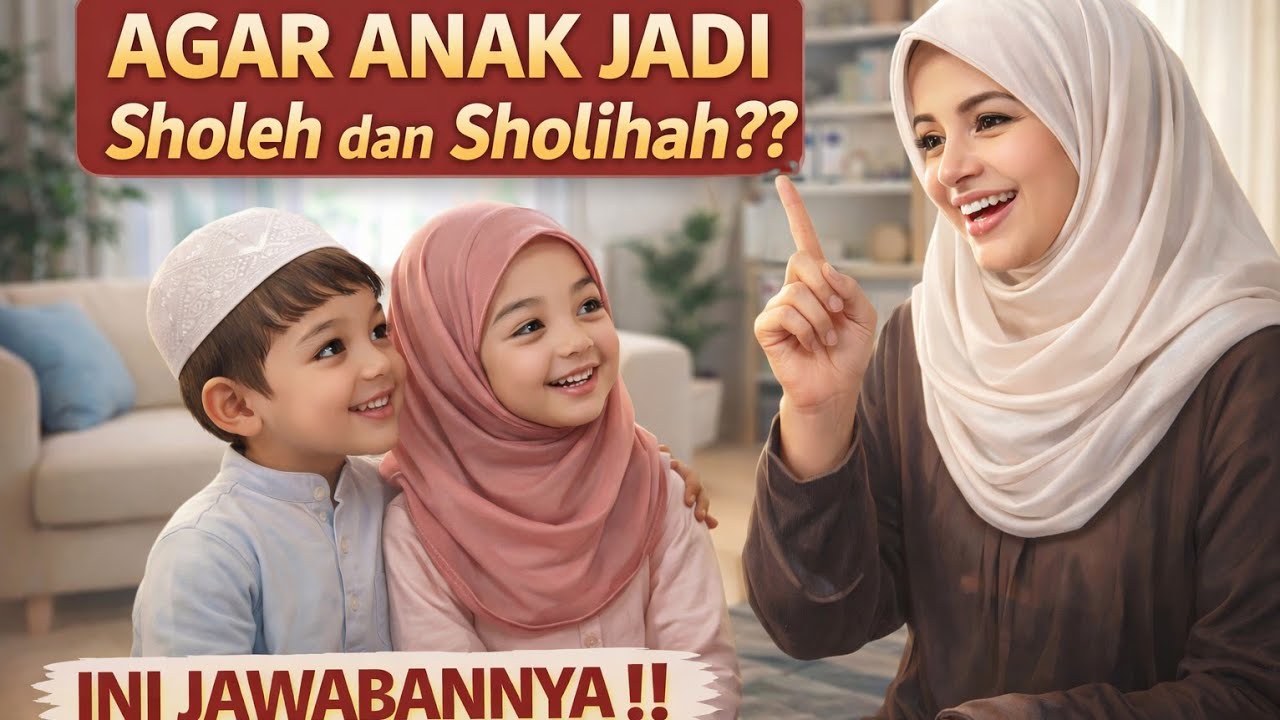 Apa yang harus dilakukan ibu agar anaknya jadi Sholeh dan Sholehah ?? Inilah jawabannya ‼️