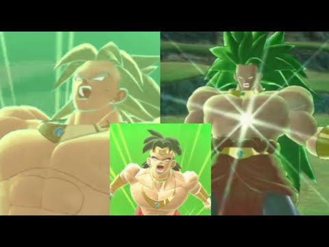 Raging Blast 2 Mods: Super Saiyan 3 Broly Transformation Showcase with ...