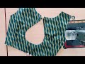 New boat neck blouse design cutting and stitching ll Blouse ki design ll back neck blouse design 
