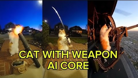 Cat With Weapon AI Core - Sora 2 