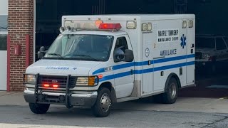 Marple Township Ambulance Corps Spare Micu 153-A Responding 