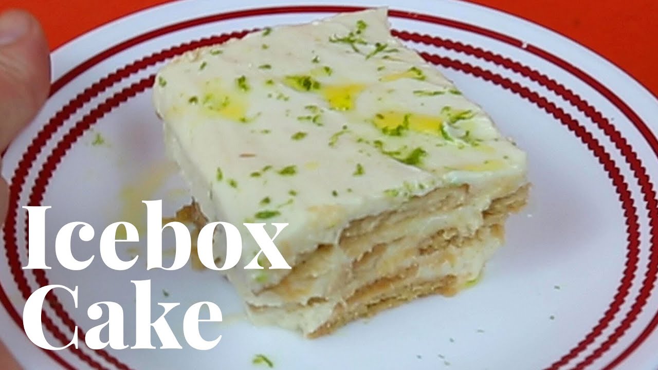 Easy NoBake Lime Icebox Cake YouTube