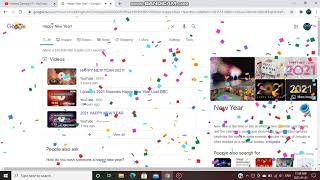 Happy New Year For 2021! (Google Easter Egg)
