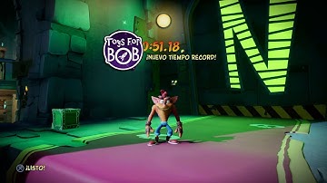 Crash 4 - No Triple Spin Dev Time Trial - Seeing Double - 0:51.18