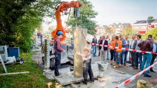 Timelapse 3D Betonprinten Dura Vermeer - Gemeente Haarlem