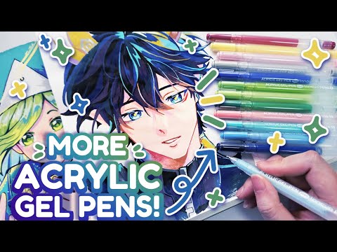 Even More Acrylic Gel Pens | Languo✨