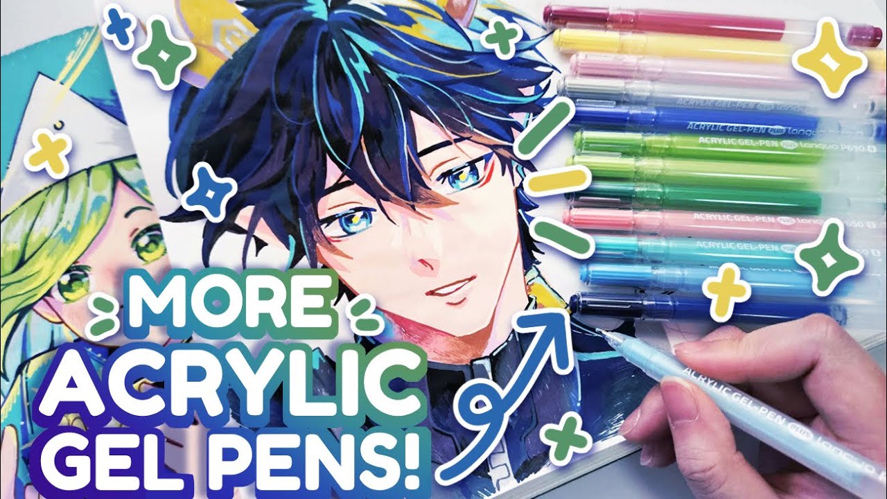 Even More ACRYLIC GEL PENS | LANGUO✨