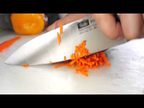 칼질 - 당근 다지기 (<strong>fissler</strong> solar)