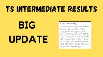 TS INTERMEDIATE RESULTS ll BIG UPDATE ll