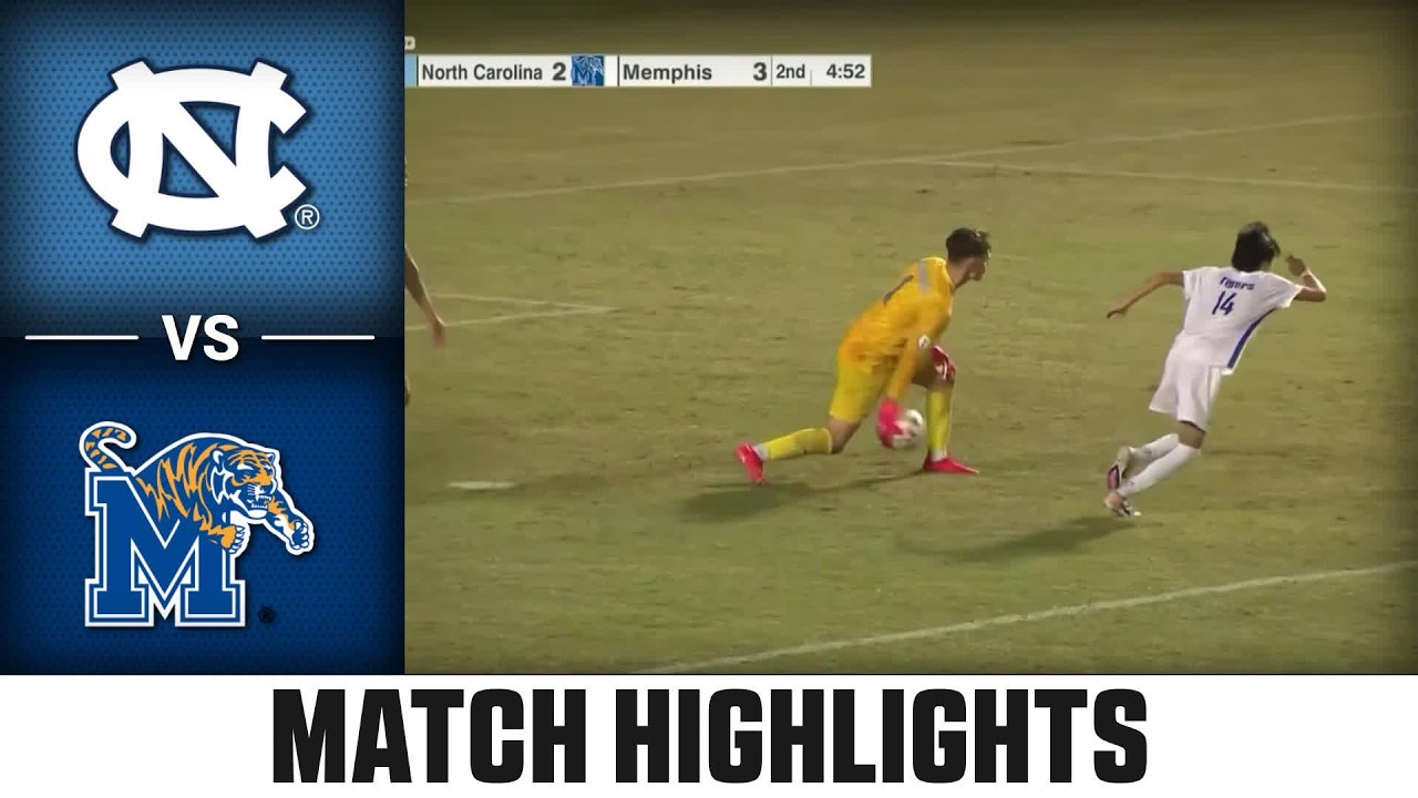 North Carolina vs. Memphis Match Highlights | 2026 ACC Men's Soccer