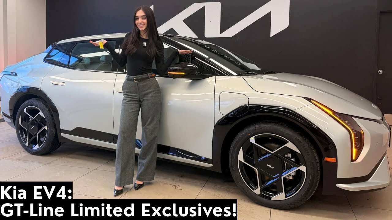 Совершенно новый Kia EV4 2026 года: все преимущества топовой комплектации GT-Line Limited!