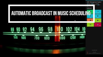 Automatic music scheduling