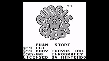 Bubble Ghost (Game Boy 60Hz) - Intro / Attract Mode