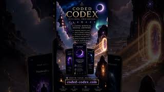 The Codex is opening.Be one of the first travelers to enter the signal. coded-codex.com
