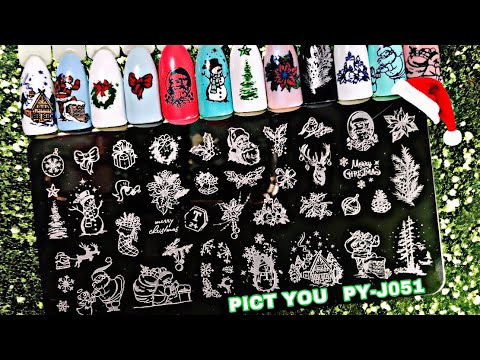 PICT YOU PY-J051 Обзор пластины для стемпинга / aliexpress / стемпинг / Review