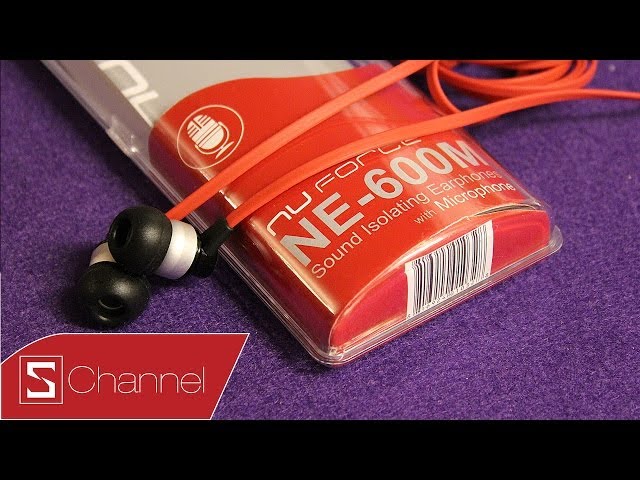Schannel - Mở hộp tai nghe giá rẻ NuForce NE-600M/X - CellphoneS