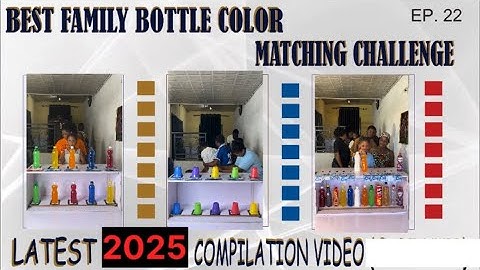 ‼️THE MOST FUNNY & ENTERTAINING FIVE(5) BOTTLE COLOR MATCHING CHALLENGE -2025 COMPILATION VIDEO