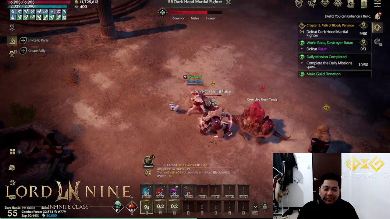 LORDNINE: INFINITE CLASS - MEDEA SERVER SPIRE OF TRIALS