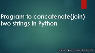 How to Concatenate Strings in Python