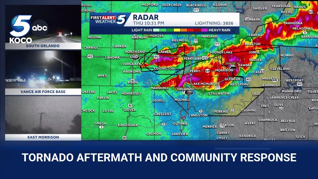 At least 10 injured after tornadoes hit northern Oklahoma - YouTube