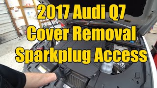 2017 Audi Q7 Spark Plug Access and Change