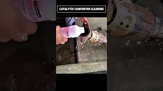 Catalytic Converter Cleaning#mechanic #automobile #engineblock #usa