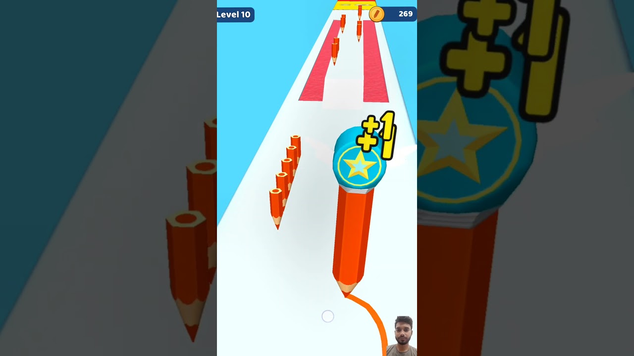 Color Pencil Run Android,iOS Max Level Gameplay lvl 10