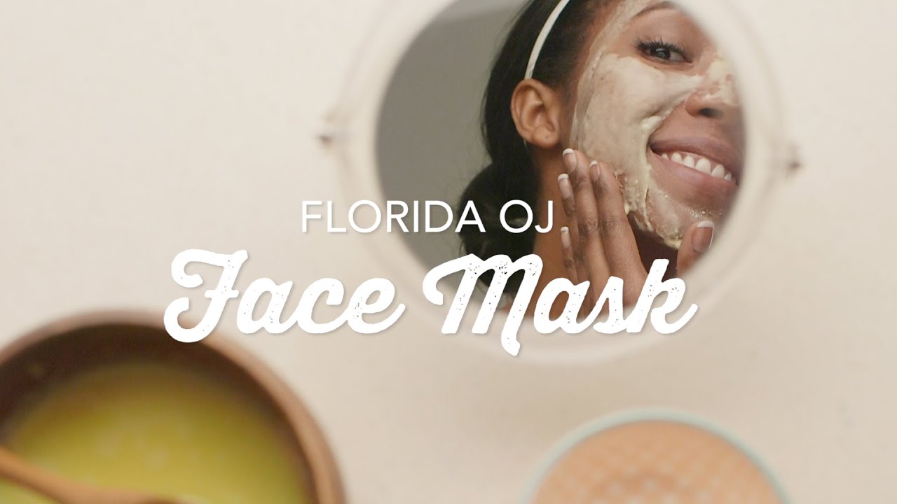 Florida Orange Juice Face Mask YouTube