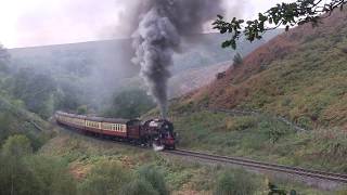 USA-TC Class S160 No.2253 'Omaha' southbound passing Water Ark on the NYMR [2019]