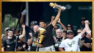 Best Moments from the Milwaukee Bucks 2021 NBA Championship Parade! 🏆