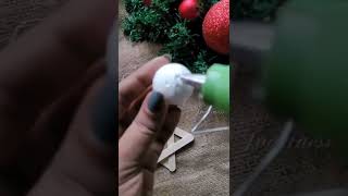 DIY Popsicle  Star Christmas Tree Ornament ⭐| Joartness #shorts #ashortaday #christmasdiy