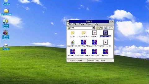 Windows 3.11 + Calmira XP (Windows XP theme)