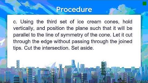 Session 2: Illustrating Conic Sections