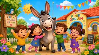 İnatçı Eşeğim | Cici Melodi Bebek Şarkıları | Çocuklar için Eğitici Çizgi Film