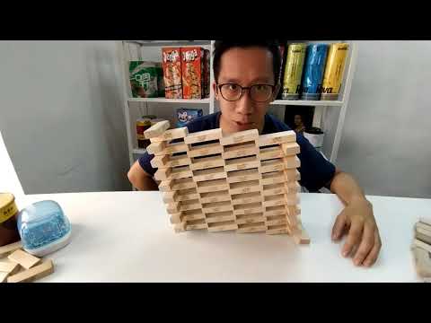 Tutorial: How to build a Tilted Jenga Wall