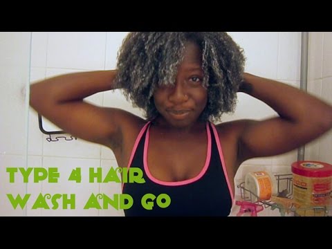 The Wash and Go that WORKS for Type 4 Natural Hair - YouTube