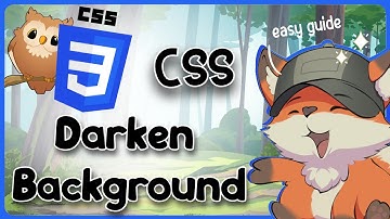 How to Darken Background Image in CSS | Guide Glimpse