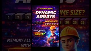 Dynamic Arrays in SystemVerilog Explained 🔥 #vlsi #asic #array #systemverilog