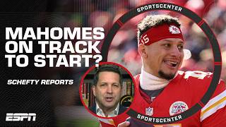 Schefty on Patrick Mahomes' injury status 🚨 'On track to be back for the start of the season' | SC