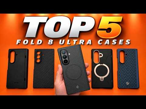 My TOP 5 Best Samsung Galaxy Z Fold 8 ULTRA Cases!