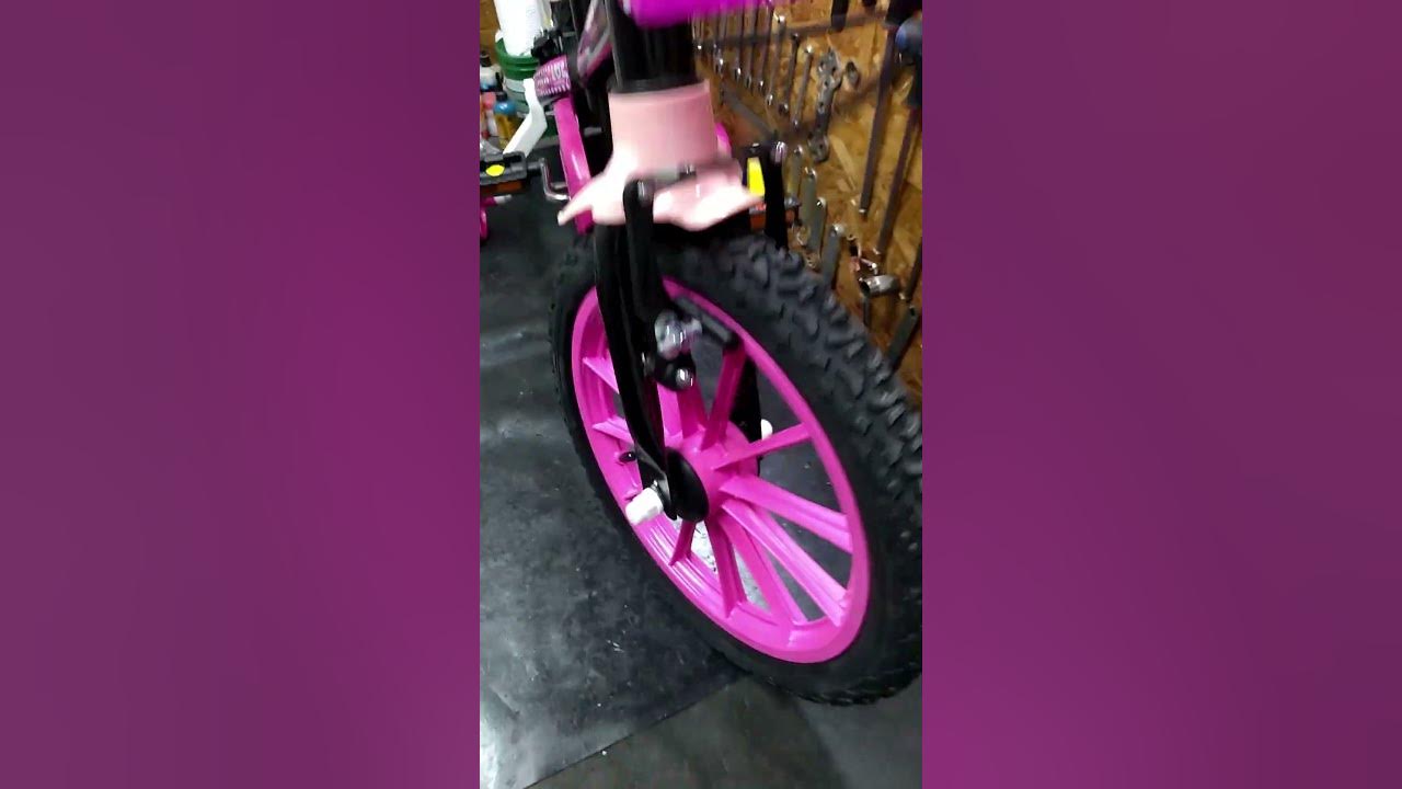 Bicicleta Infantil Free Action Aro 16 Kiss - Rosa