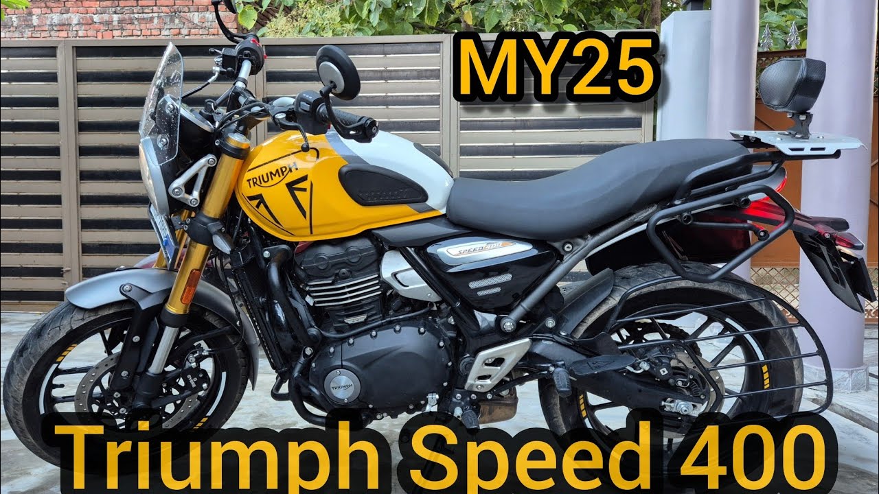 Triumph Speed 400 MY25 Review + Must-Have Accessories!