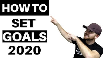 How To Set Goals In 2020 || DON